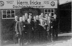 Dachdeckermeister H. Fricke 1952